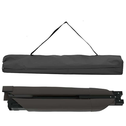 Folding Camping Bed Manual Black 193 x 69 x 45 cm Oxford fabric