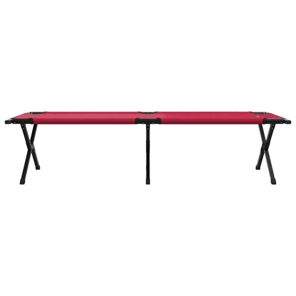 Folding Camping Bed Folding Red 193 x 69 x 45 cm Oxford fabric