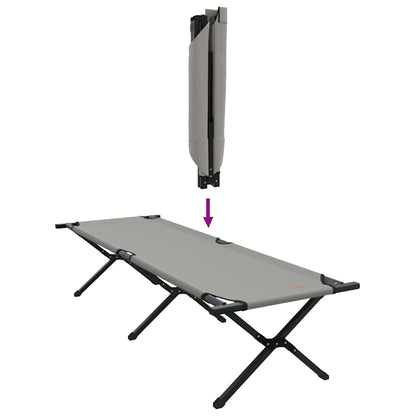 Folding Camping Bed Folding Grey 193 x 69 x 45 cm Oxford fabric