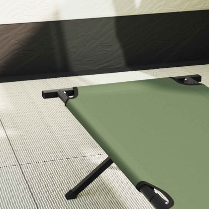 Folding Camping Bed Manual Green 193 x 69 x 45 cm Oxford fabric