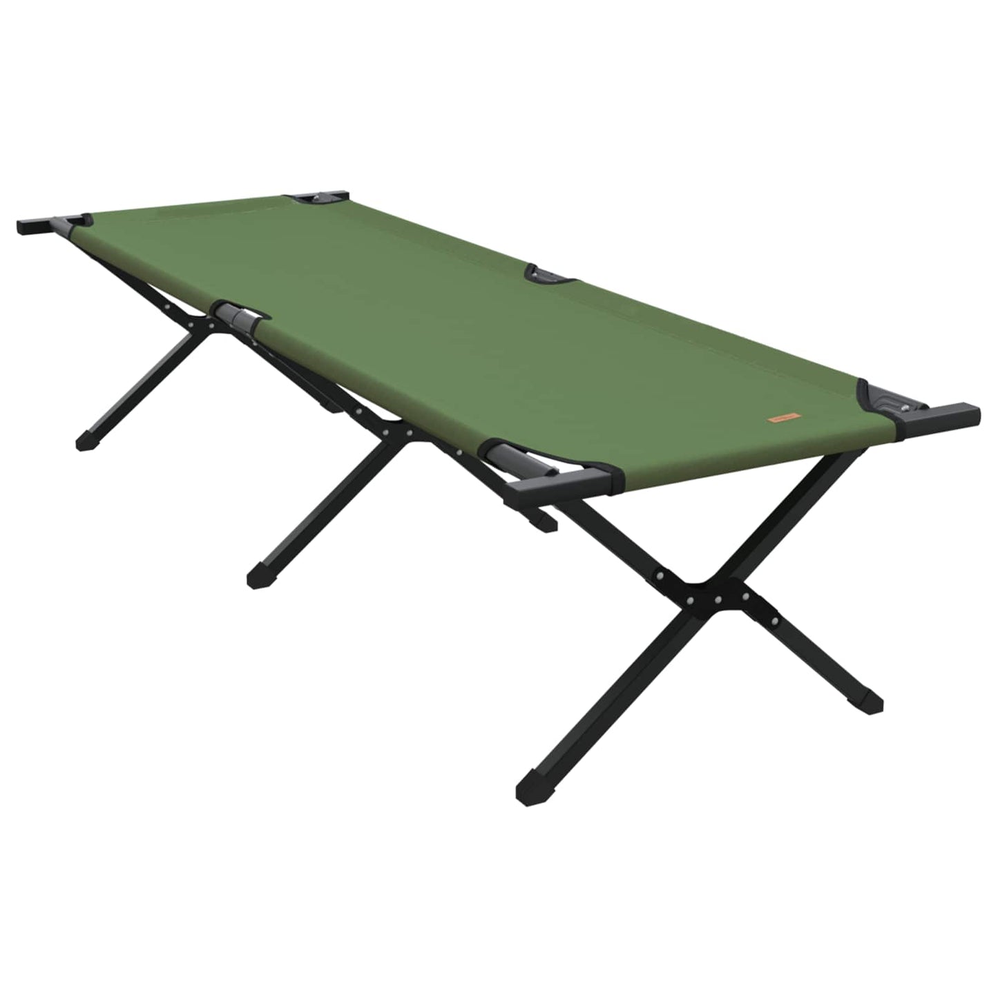 Folding Camping Bed Manual Green 193 x 69 x 45 cm Oxford fabric