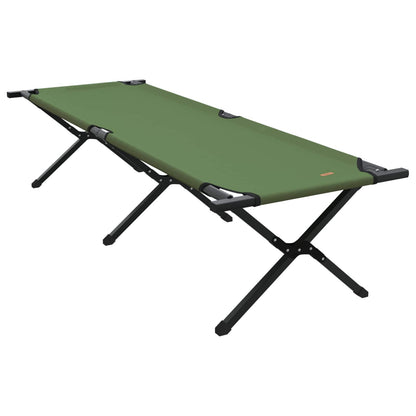Folding Camping Bed Manual Green 193 x 69 x 45 cm Oxford fabric
