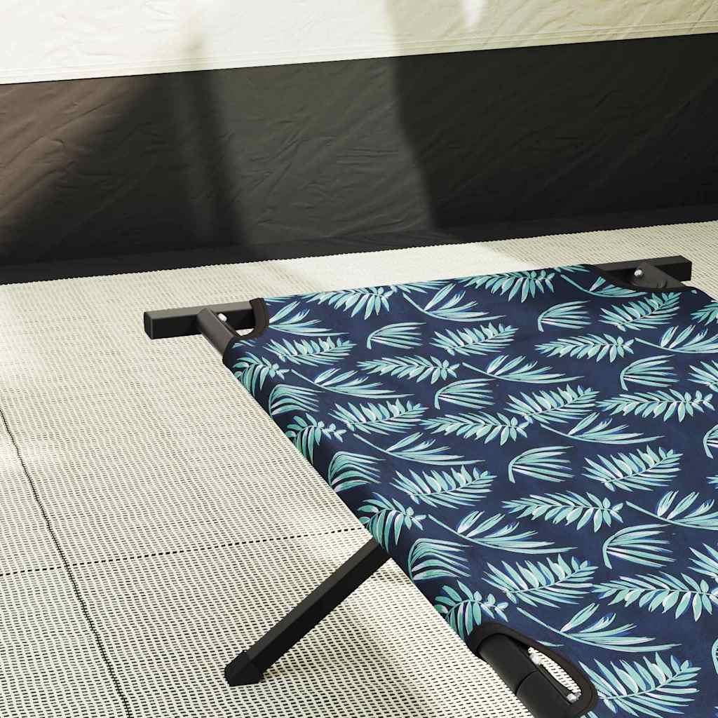 Folding Camping Bed Leaf Forest 193 x 69 x 45 cm Oxford fabric