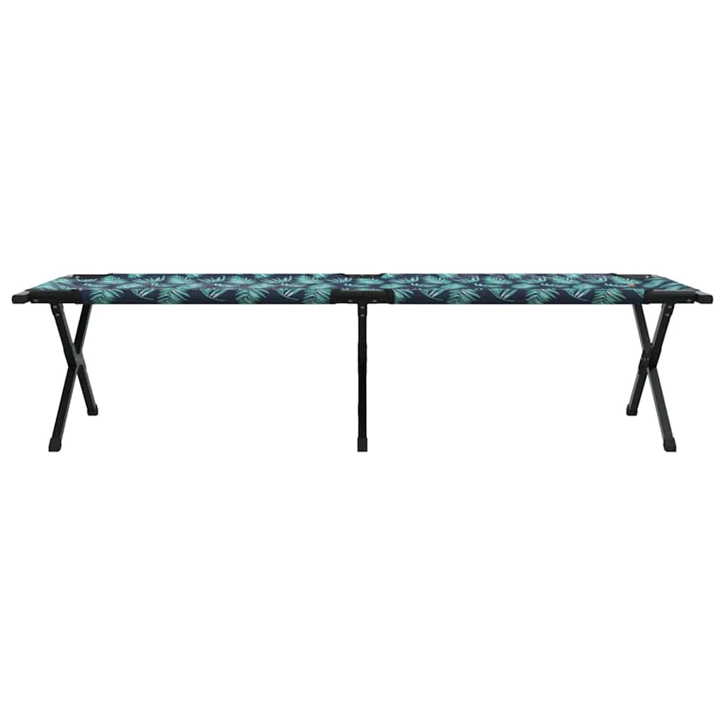 Folding Camping Bed Leaf Forest 193 x 69 x 45 cm Oxford fabric