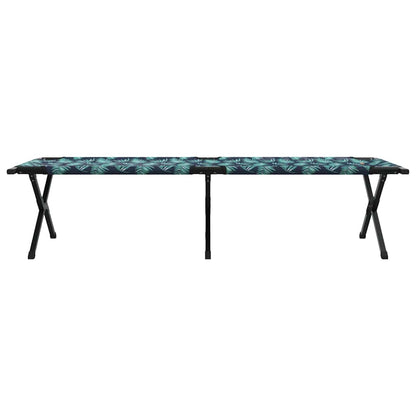Folding Camping Bed Leaf Forest 193 x 69 x 45 cm Oxford fabric