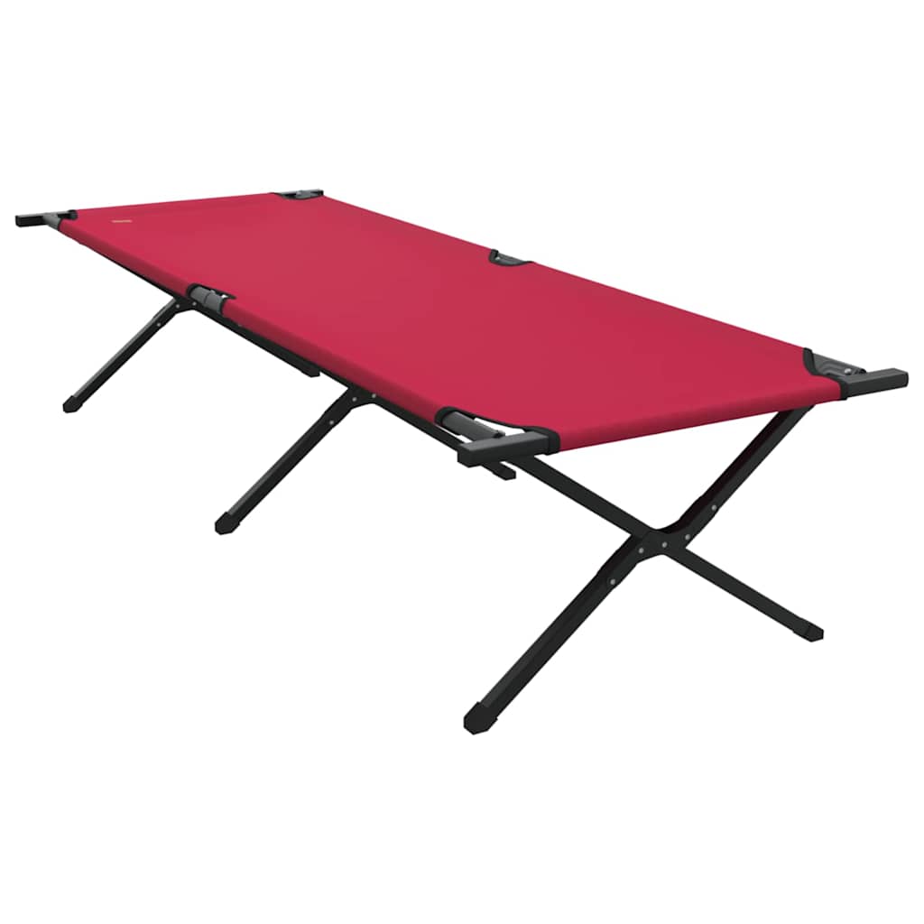 Folding Camping Bed Folding Red 210 x 80 x 46 cm Oxford fabric