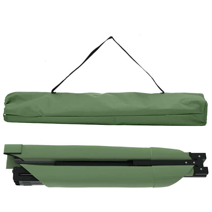 Folding Camping Bed Manual Green 210 x 80 x 46 cm Oxford fabric