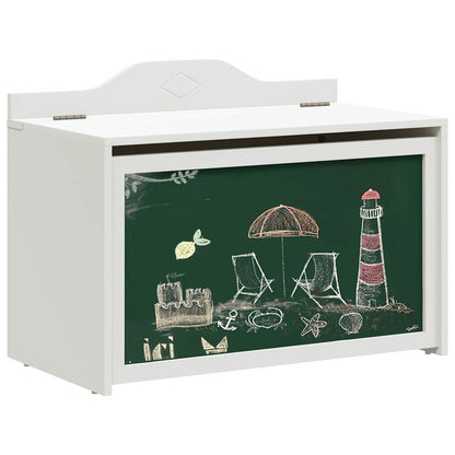 Box with Storage and Chalkboard Front with Storage ROROS White
