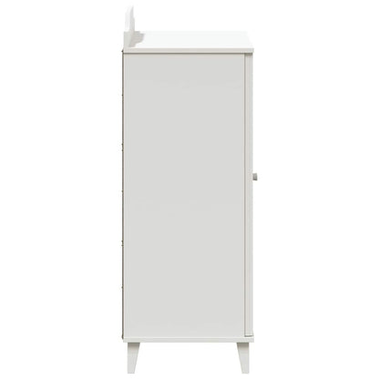 Cabinet with Two Doors and Chalkboard Front ROROS White