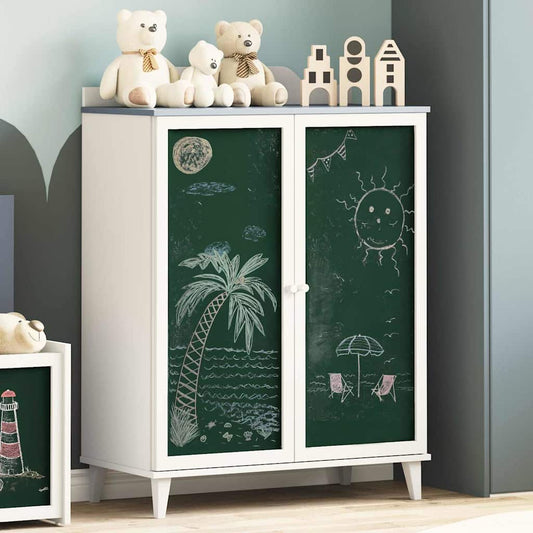 Kids Creative Storage ROROS Grey and White 80 x 40 x 110 cm