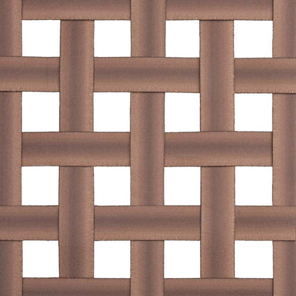 Garden Dining Set 4 pcs Brown Poly Rattan