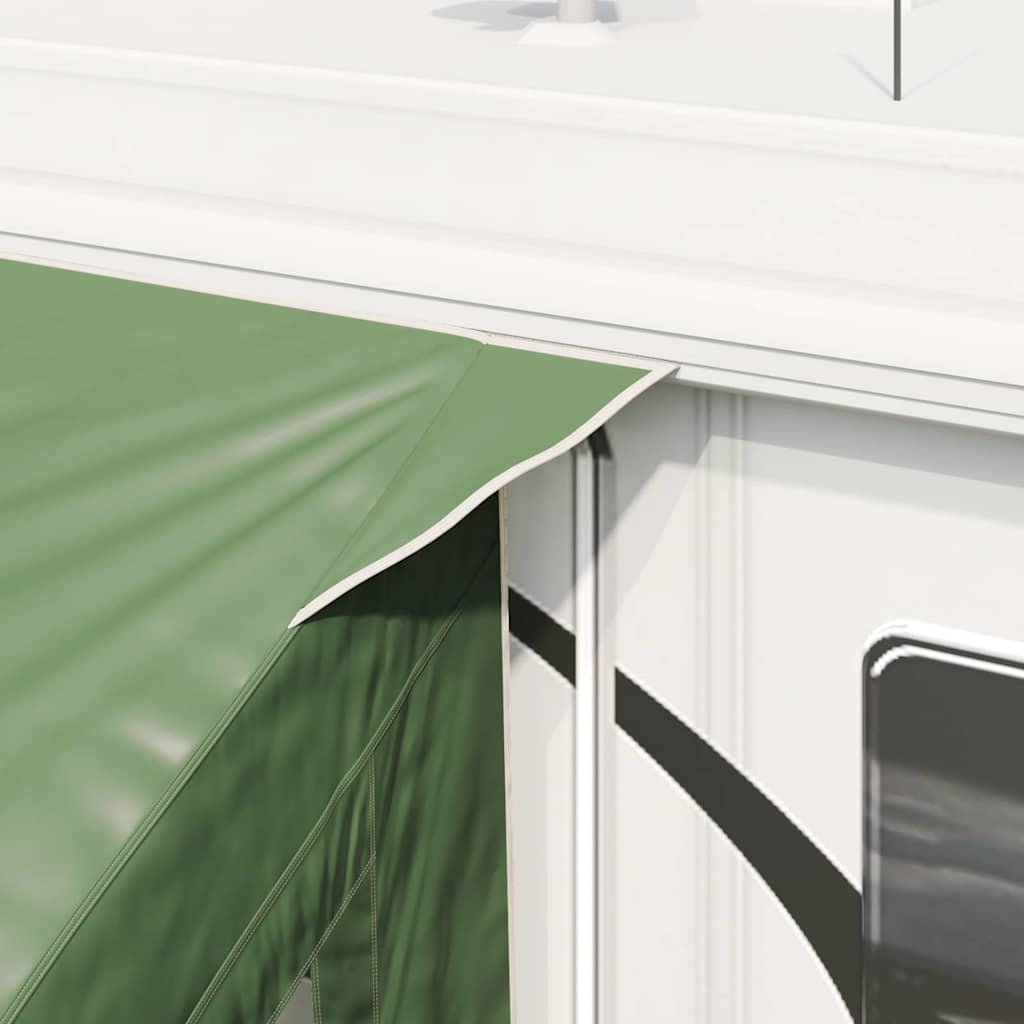 Caravan Tent 5-Person with Roof Green 410 x 275 x 245 cm