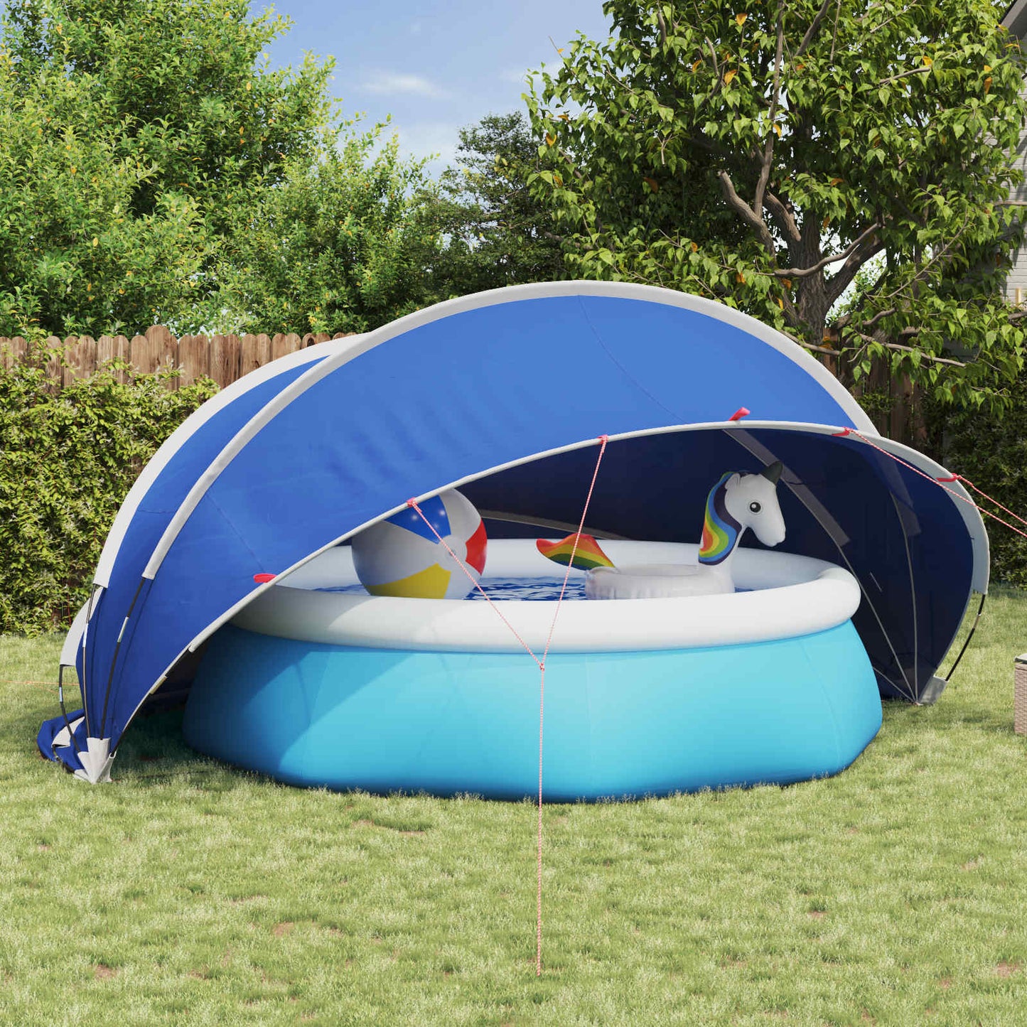 Pool Dome 472 x 460 x 229 cm 185T polyester with PU coating