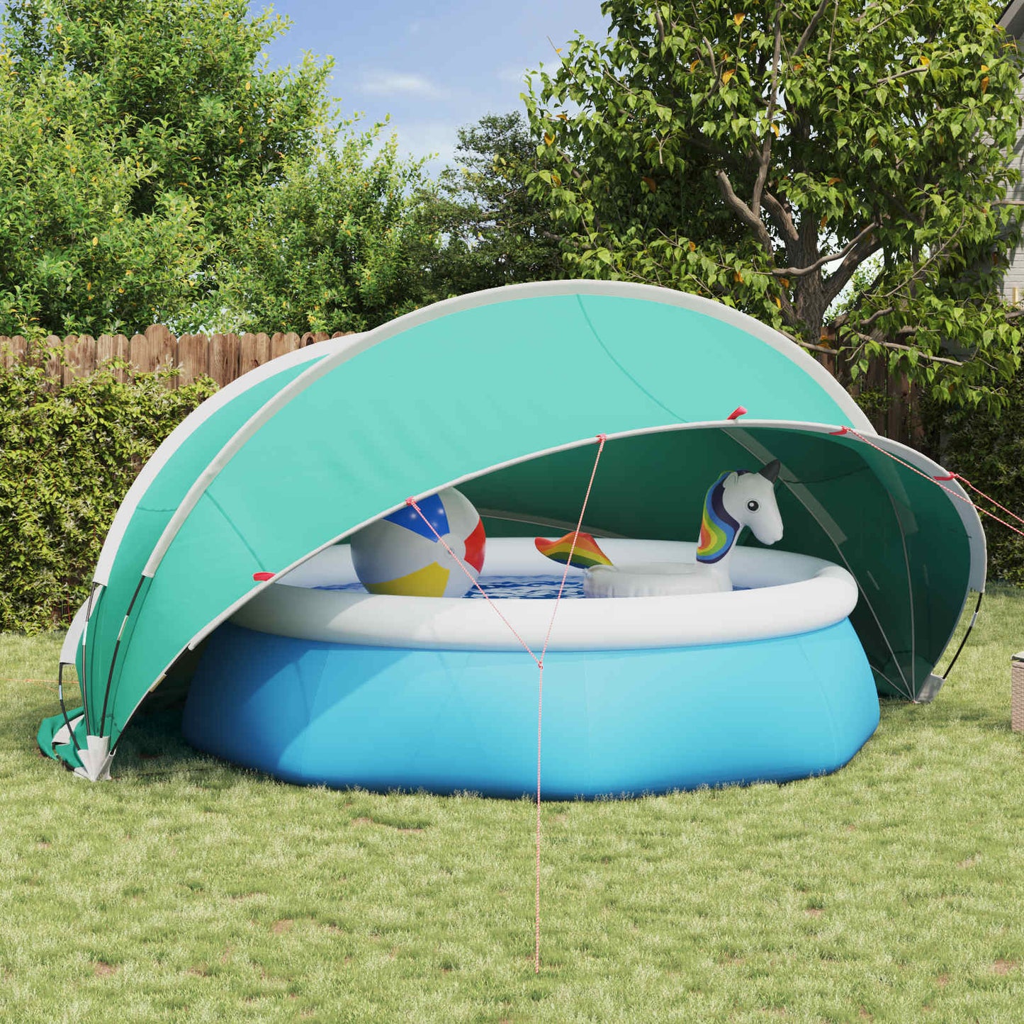 Pool Dome 472 x 460 x 229 cm 185T polyester with PU coating
