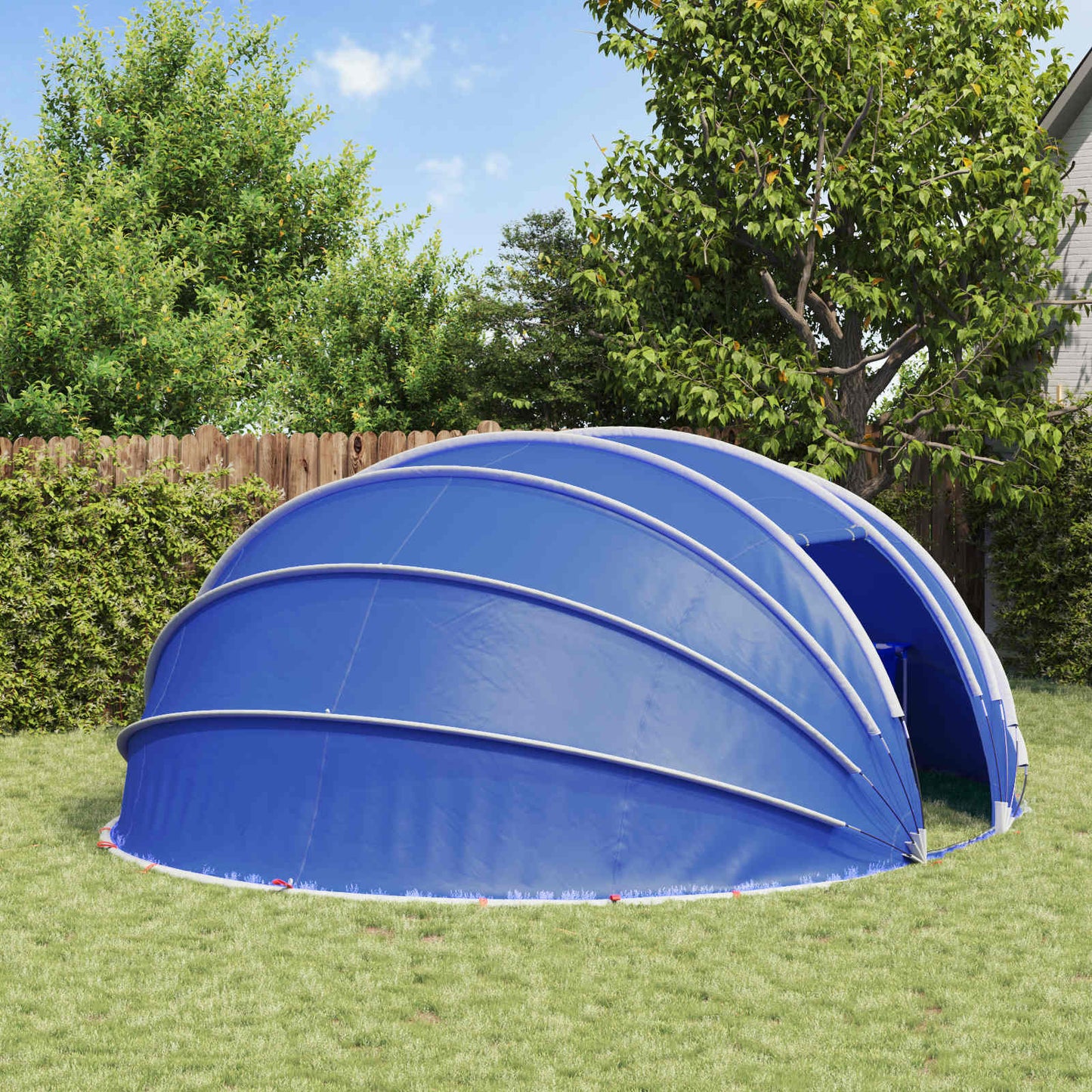 Pool Tent Dome 538 x 440 x 204 cm Azure Blue