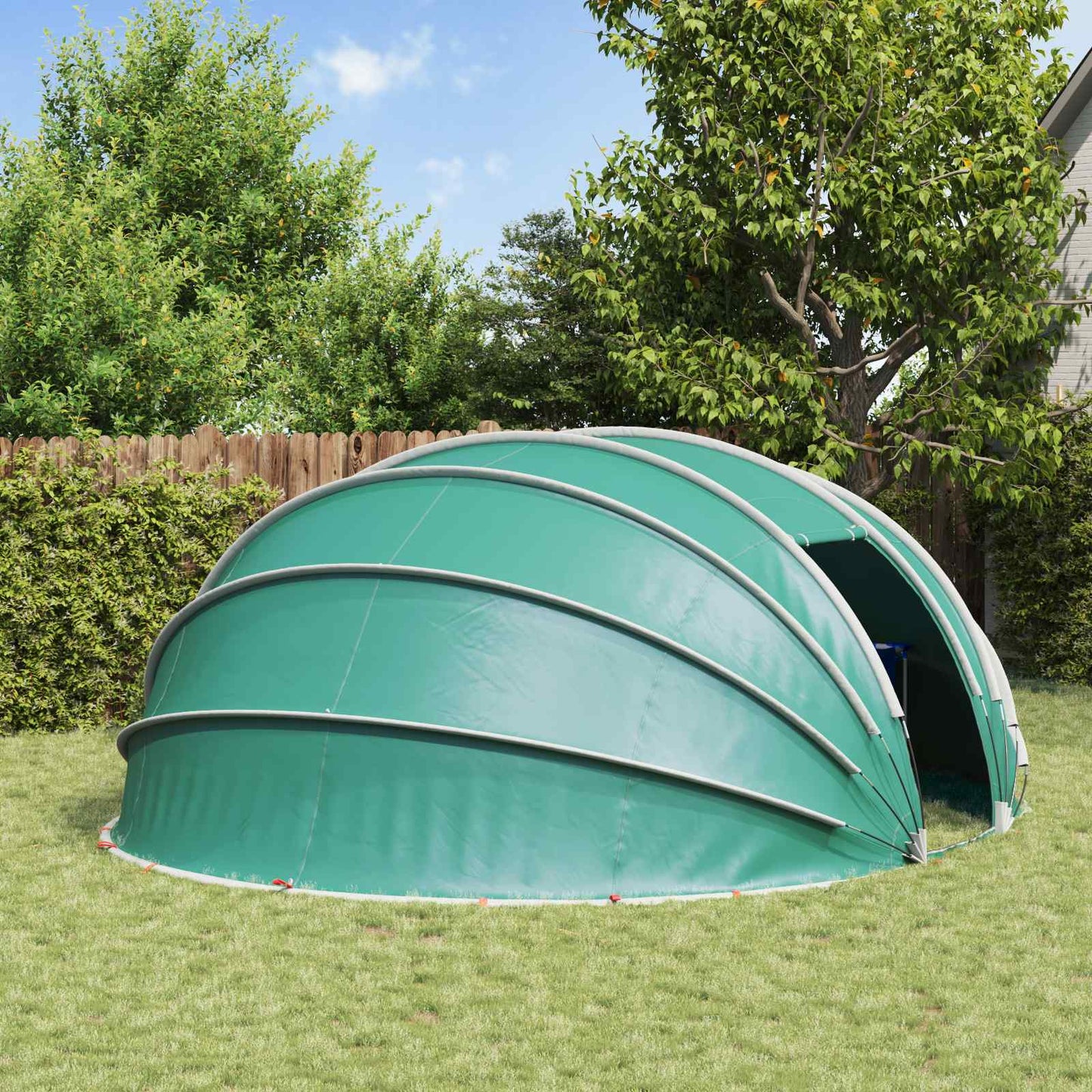 Pool Tent Dome 538 x 440 x 204 cm Sea Green