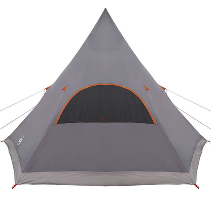Teepee Tent 5-Person Grey and Orange 545 x 450 x 295 cm