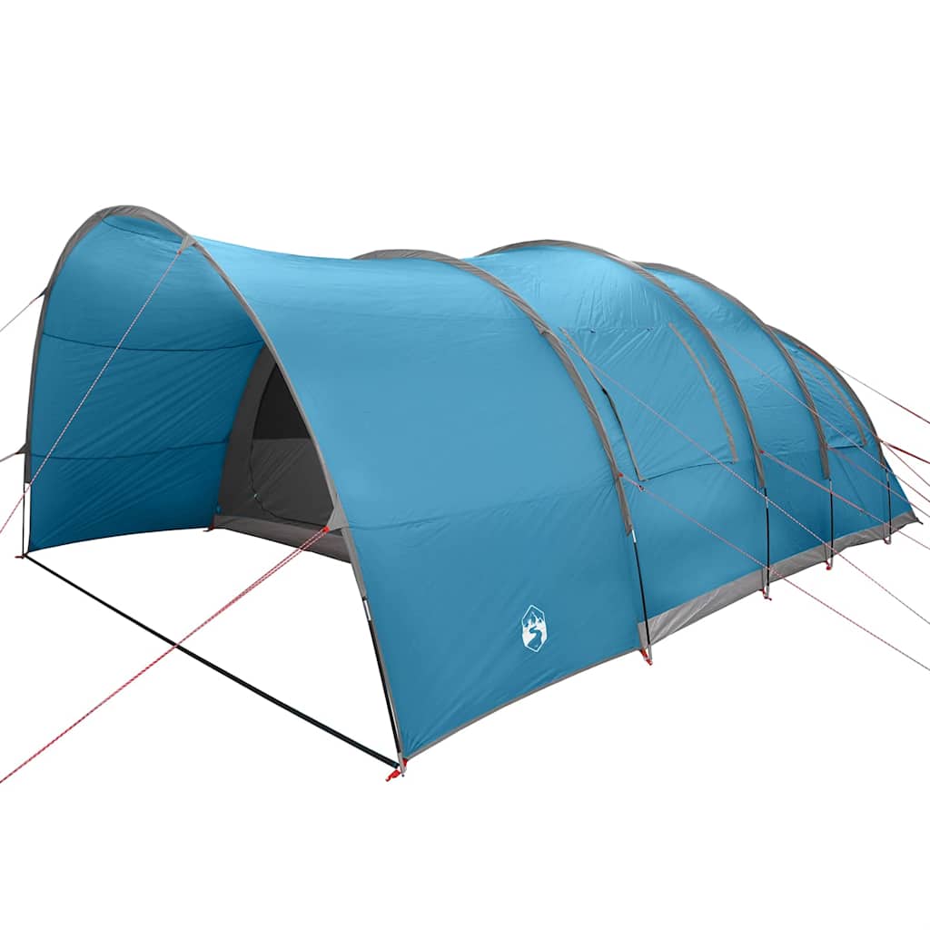 Tunnel Tent 8-Person with Roof Blue 710 x 460 x 245 cm