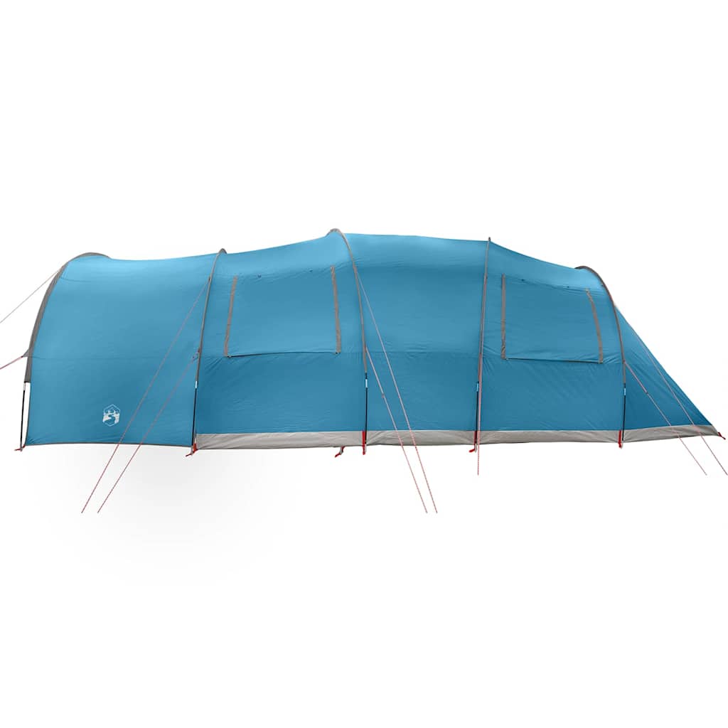 Tunnel Tent 8-Person with Roof Blue 710 x 460 x 245 cm