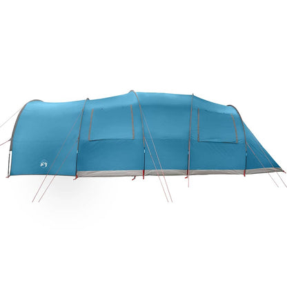 Tunnel Tent 8-Person with Roof Blue 710 x 460 x 245 cm