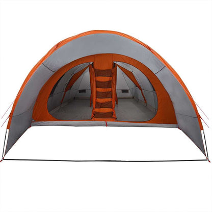 Tunnel Tent 8-Person Grey and Orange 710 x 460 x 245 cm