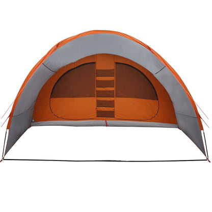 Tunnel Tent 8-Person Grey and Orange 710 x 460 x 245 cm