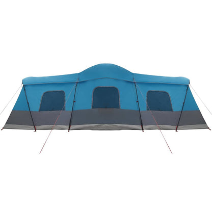 Tent 16-Person with Roof with Storage Blue 680 x 510 x 210 cm