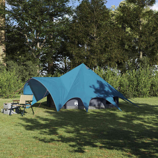 Teepee Tent 3-Person 3-Person Blue and Grey