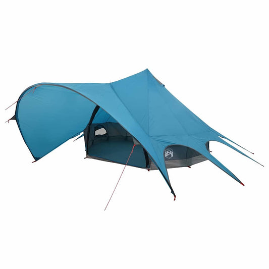 Teepee Tent 3-Person 3-Person Blue and Grey