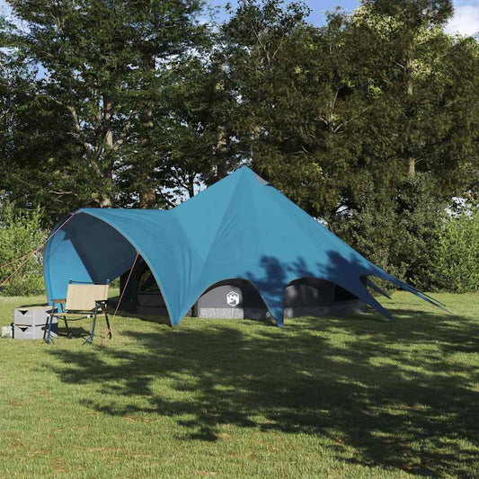 Teepee Tent 5-Person 5-Person Blue and Grey
