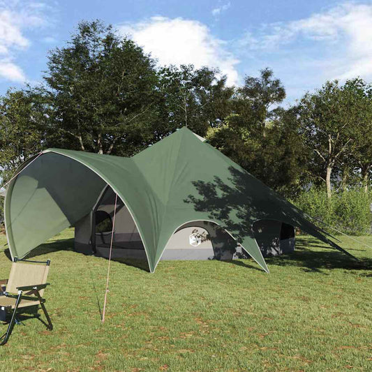 Teepee Tent 7-Person 7-Person Green and Grey