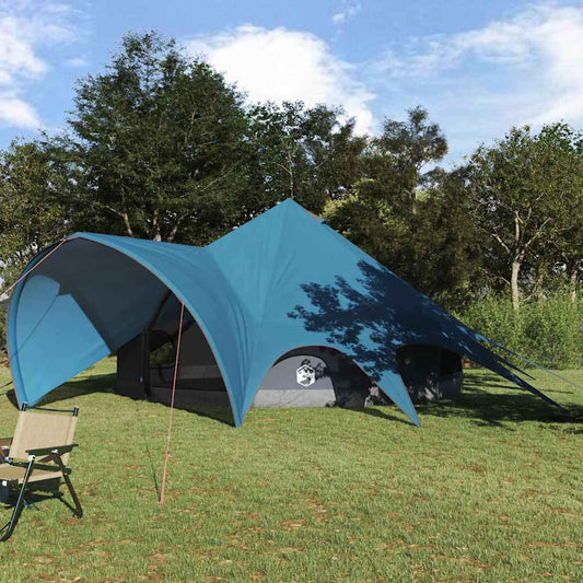 Teepee Tent 7-Person 7-Person Blue and Grey