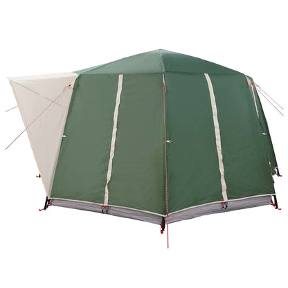 Cabin Tent 6-Person with Roof Green 425 x 396 x 222 cm