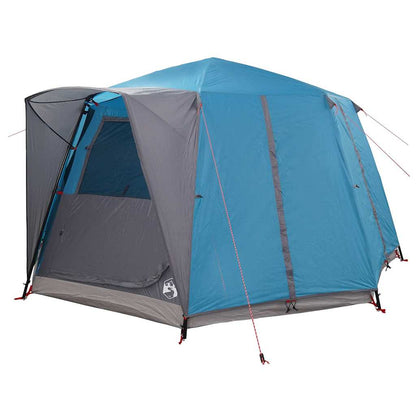 Cabin Tent 6-Person with Roof Blue 425 x 396 x 222 cm