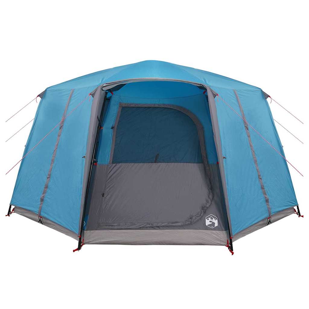 Cabin Tent 6-Person with Roof Blue 425 x 396 x 222 cm