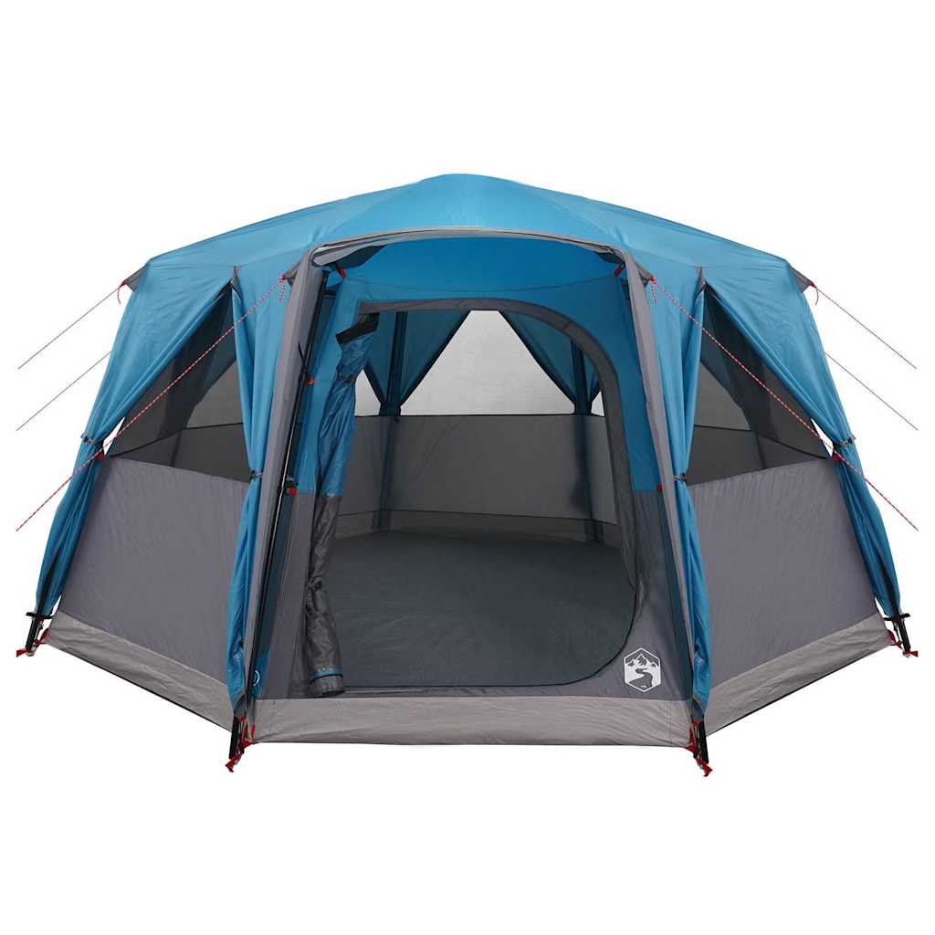 Cabin Tent 6-Person with Roof Blue 425 x 396 x 222 cm