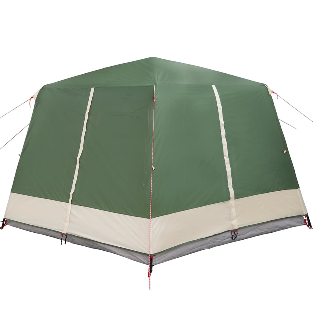 Cabin Tent 7-Person with Roof Green 400 x 350 x 212 cm