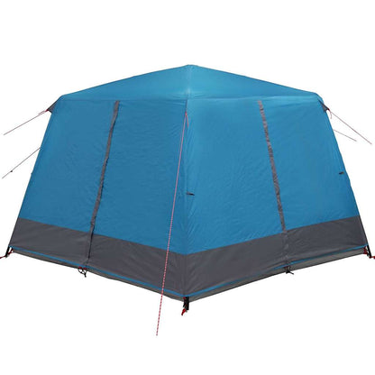 Cabin Tent 7-Person with Roof Blue 400 x 350 x 212 cm