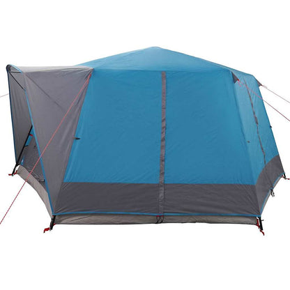 Cabin Tent 7-Person with Roof Blue 400 x 350 x 212 cm