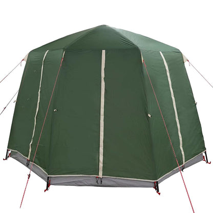 Cabin Tent 3-Person Green and White 320 x 320 x 203 cm