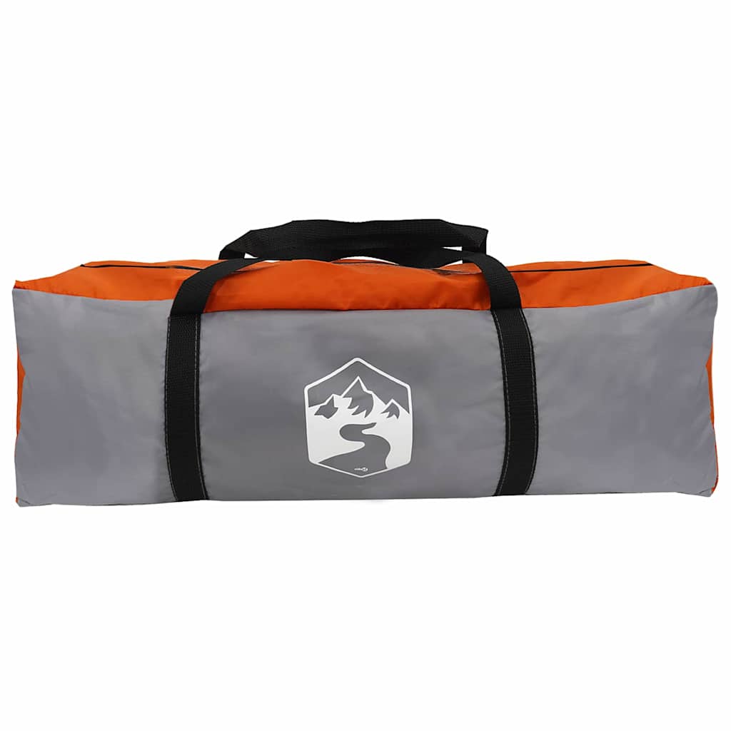 Cabin Tent 3-Person Grey and Orange 320 x 320 x 203 cm