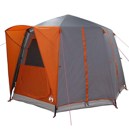 Cabin Tent 3-Person Grey and Orange 320 x 320 x 203 cm