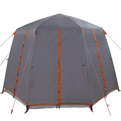 Cabin Tent 3-Person Grey and Orange 320 x 320 x 203 cm