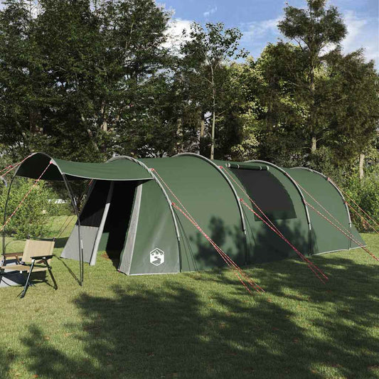 Tunnel Tent 4-Person 4-Person Green and White
