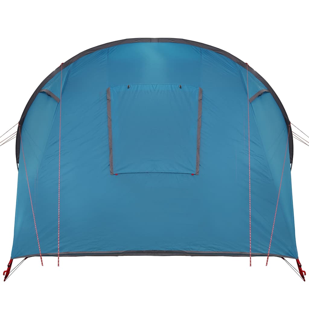 Tunnel Tent 4-Person with Roof Blue and Grey 740 x 370 x 220 cm