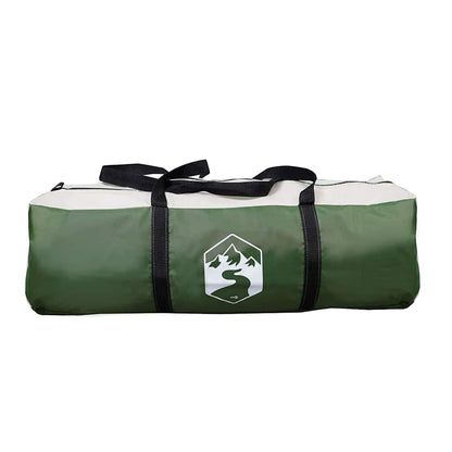 Tunnel Tent 4-Person Green and White 778 x 356 x 210 cm