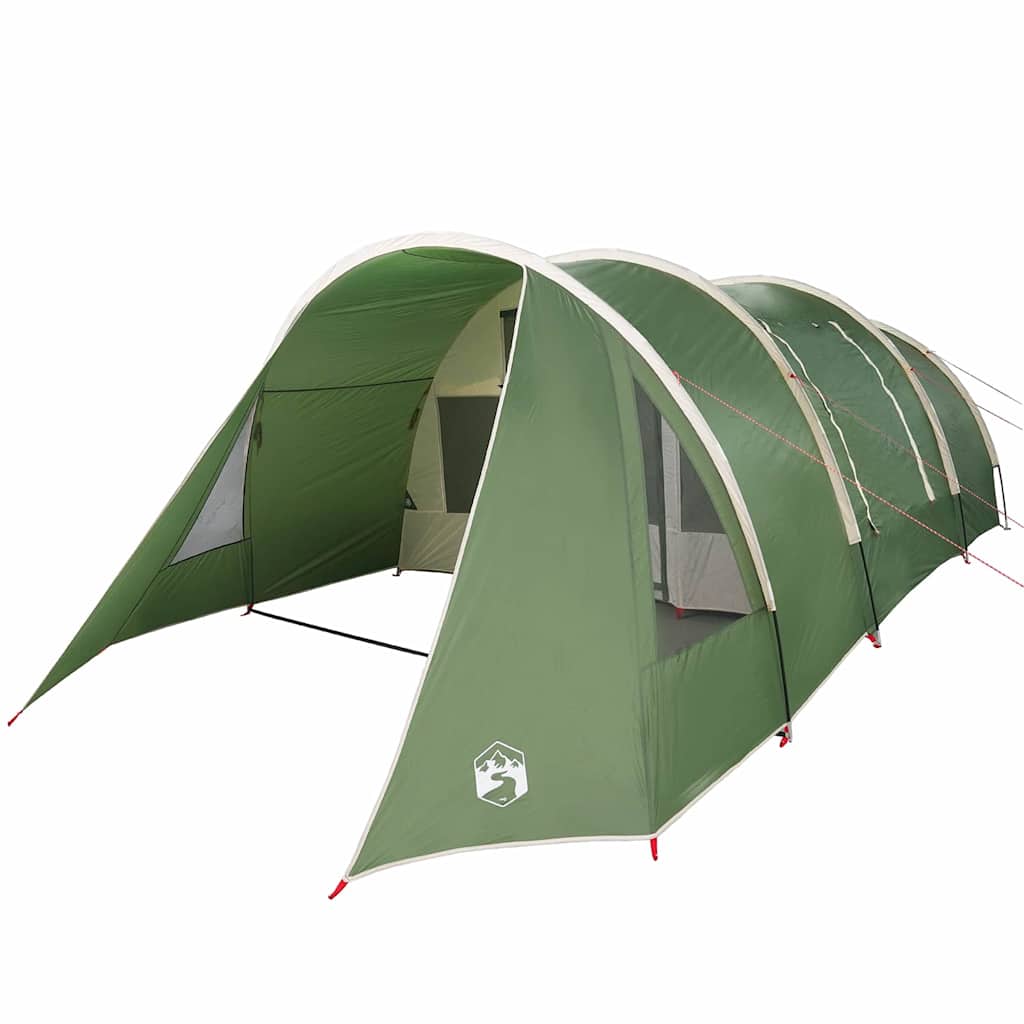 Tunnel Tent 4-Person Green and White 778 x 356 x 210 cm