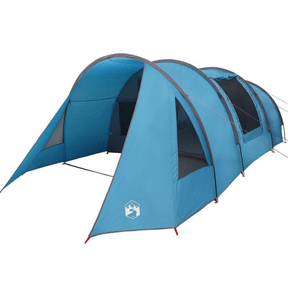 Tunnel Tent 4-Person with Roof Blue and Grey 778 x 356 x 210 cm