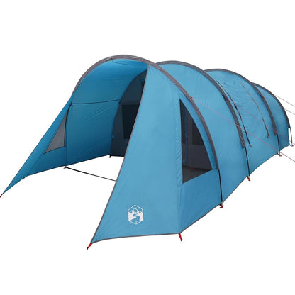 Tunnel Tent 4-Person with Roof Blue and Grey 778 x 356 x 210 cm
