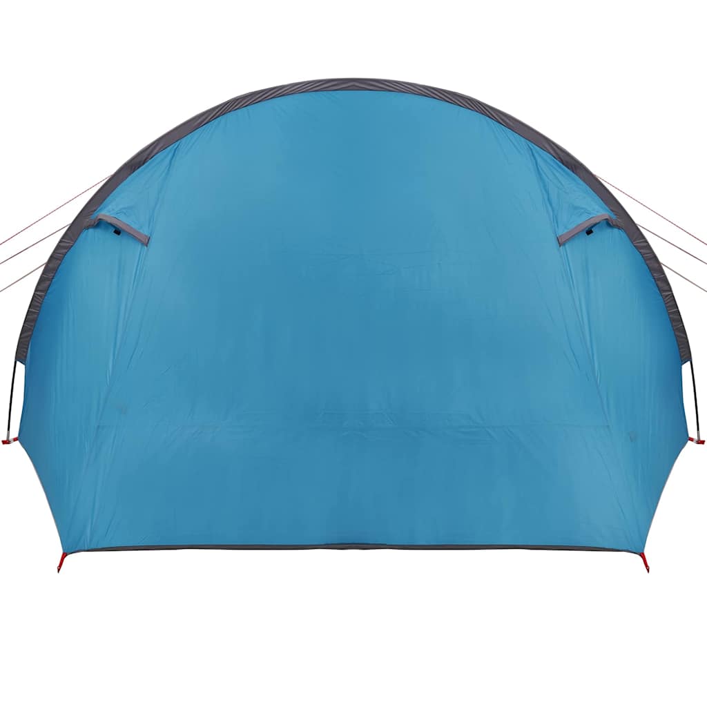 Tunnel Tent 4-Person with Roof Blue and Grey 778 x 356 x 210 cm